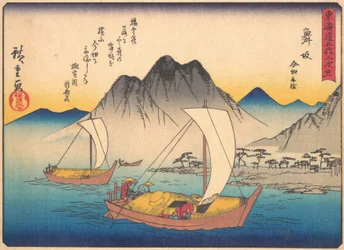 Maisaka, de la série Les Cinquante-trois Stations de la route du Tokaido, début du XXe siècle