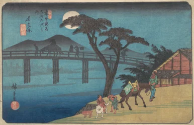 Station de Nagakubo, vers 1836
