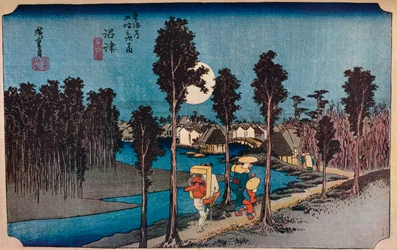 Numazu, Hikure, crépuscule jaune, 1831-1834, 1930