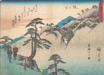 Saka-no-shita, vers 1838