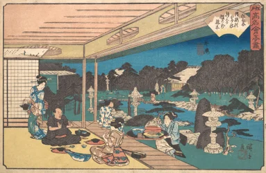 Ushijima Musashi-ya, vers 1840