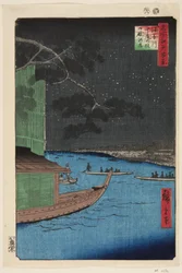 Pin du succès et Oumayagashi, rivière Asakusa