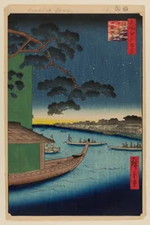 Pin de la réussite et Oumayagashi, rivière Asakusa
