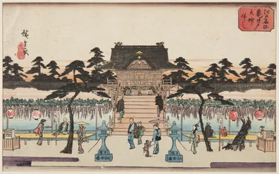 Glycine au sanctuaire Kameido Tenjin