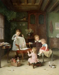La famille heureuse (panneau)