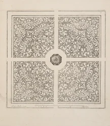 Design pour Parterre, du Théâtre des Plans et Jardinages, pub.1652