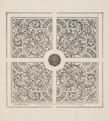 Design pour Parterre, du Théâtre des Plans et Jardinages, pub.1652