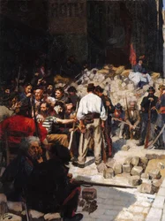 Barricade, la Commune de Paris, mai 1871