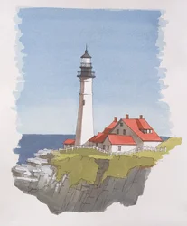 Phare de Portland Head, Maine, États-Unis