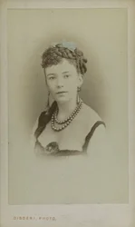 Portrait de Cora Pearl 1836-1886, vers 1865
