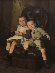 Paul et Edmond Roger, beaux-enfants du peintre