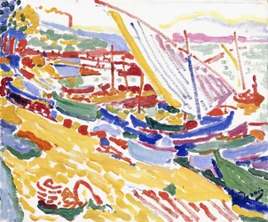 Bateaux au port de Collioure