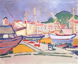 Port, vers 1905 (huile sur toile)