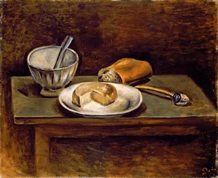 Nature morte, vers 1925 (huile sur panneau)