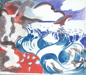 La baie, vers 1904 (aquarelle sur papier)
