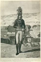 Portrait en pied du général Louis Charles Antoine Desaix pendant la campagne d