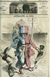 La République tuctée par les royalistes et les républicains. Couverture de « L