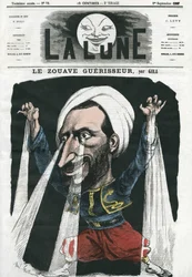 Caricature par Gill, dans "La Lune", 1er septembre