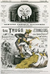 Caricature des "Thugs", un culte d