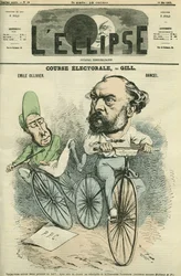 Émile Ollivier (1825-1913), homme politique français et Bancel. Couverture dans « L