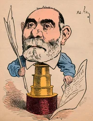 Francisque Sarcey, vers 1880
