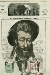 Guyot-Montpayroux, homme politique français. Couverture dans « L
