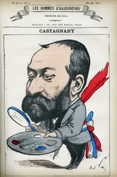 Portrait de Jules Castagnary (1830-1888), homme politique français, avocat, journaliste, amateur et critique d