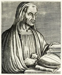 Grégoire de Tours de « Vrais Portraits » par André Thévet publié en 1594