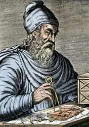 Sciences : Archimède de Syracuse (287-212 av. J.-C.), mathématicien grec de l