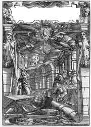 Planche tirée du livre "De architectura", traite de l