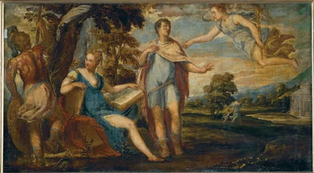 Énée prend congé de Didon (peinture sur toile)