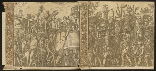 Le Triomphe de Jules César [n°5 et 6 plus 2 colonnes], 1599