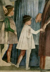 Francesco et Sigismondo, fils de Lodovico Gonzaga (fresque)