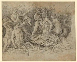Combat des dieux de la mer