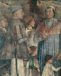 Louis II, Cardinal Francesco, Francesco II et Sigismondo Gonzaga, (détail)