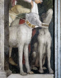 Chiens molosses (détail)