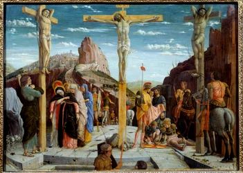 Le Calvaire. Peinture par Andrea Mantegna (1431-1506) XVe siècle