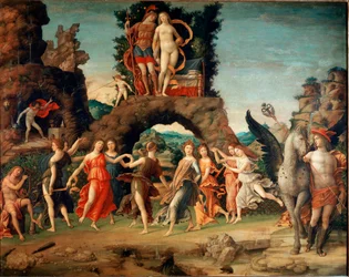 Le Parnasse (Apollon et les neuf Muses)