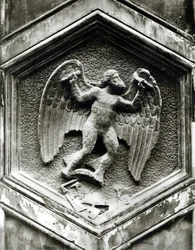 Dédale, relief décoratif du Campanile, Florence, c.1348-50