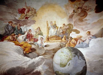 Allégorie de la connaissance divine. Andrea Sacchi (1599-1661), 1629-1633, Palazzo Barberini, Galleria Nazionale d