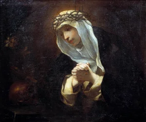Représentation de sainte Catherine de Sienne (1347-1380)