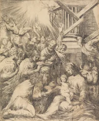 Adoration des Mages, vers 1553-1560