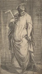 Saint Jacques le Mineur, de Christ et les Apôtres, vers 1548-50