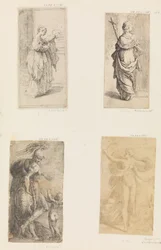 Deux femmes, Mars et Cupidon, Diane