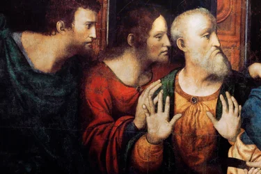 Abbaye (Abdij van Tongerlo). La Cène. 1506-1507. (détail)