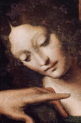 Abbaye (Abdij van Tongerlo). Peinture. La Cène. 1506-1507. (détail)