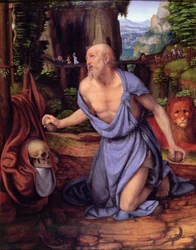 Saint Jérôme dans le désert, vers 1510-15