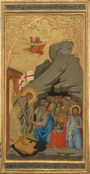 Scènes de la Passion du Christ : La Descente aux limbes [panneau droit], années 1380