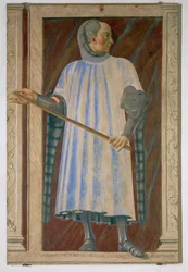 Niccolo Acciaiuoli, fondateur de la Chartreuse de Florence (peinture sur toile)