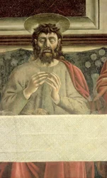 La Cène (détail de Saint Jacques le Majeur, 1447)